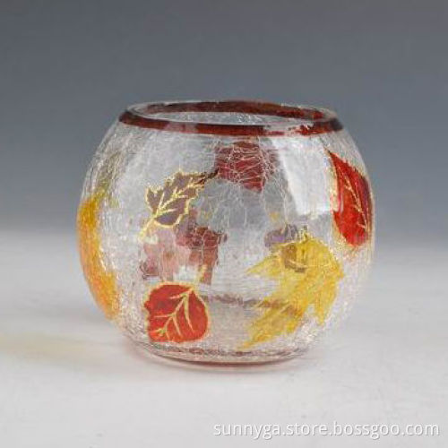 Hot-selling glass candle holder